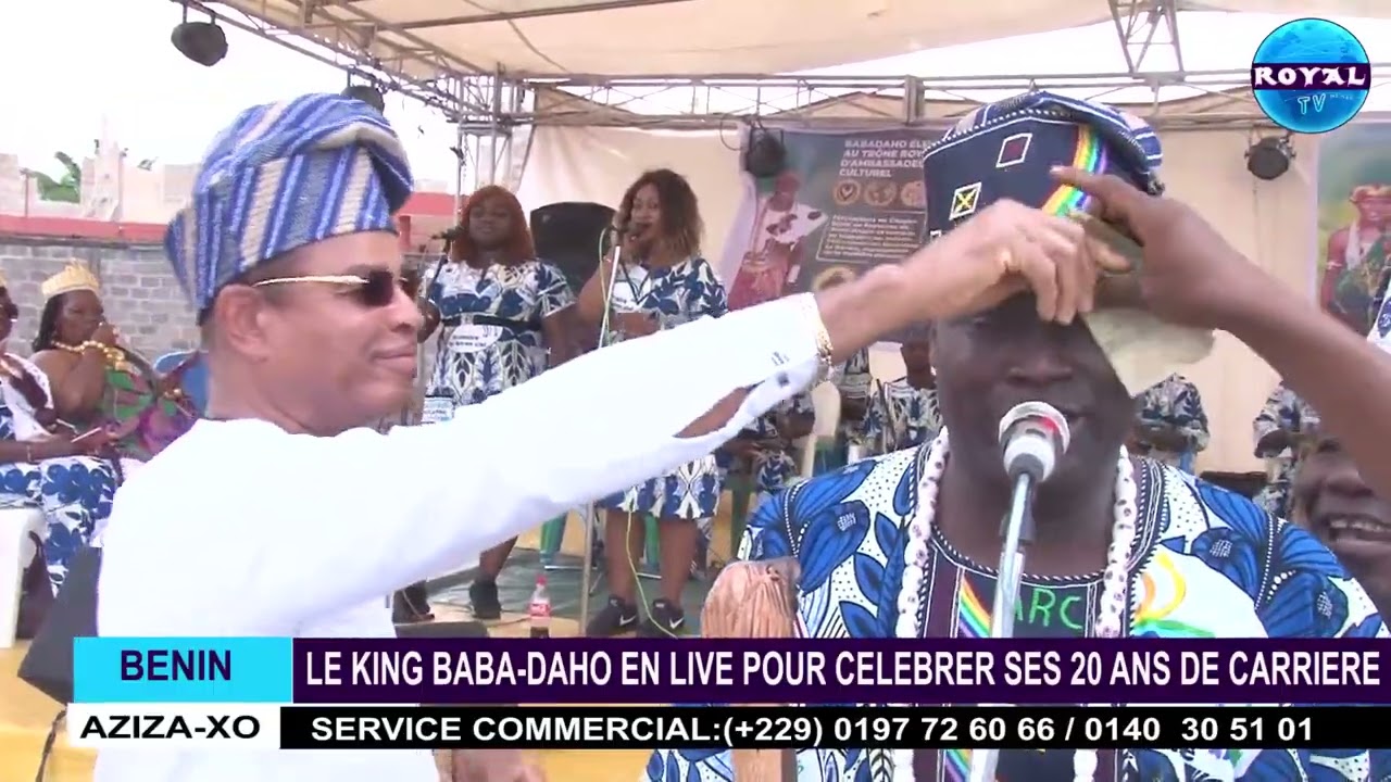 AZIZA-XO : LE KING BABA DAHO EN LIVE POUR CELEBRER SES 20 ANS DE CARRIERE