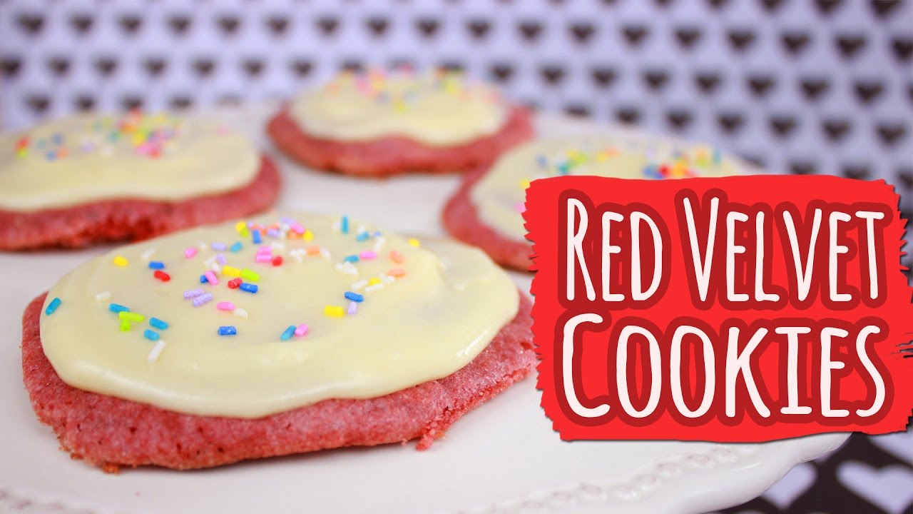 RED VELVET COOKIES ¡Muy fácil! - Vainilla Crocante