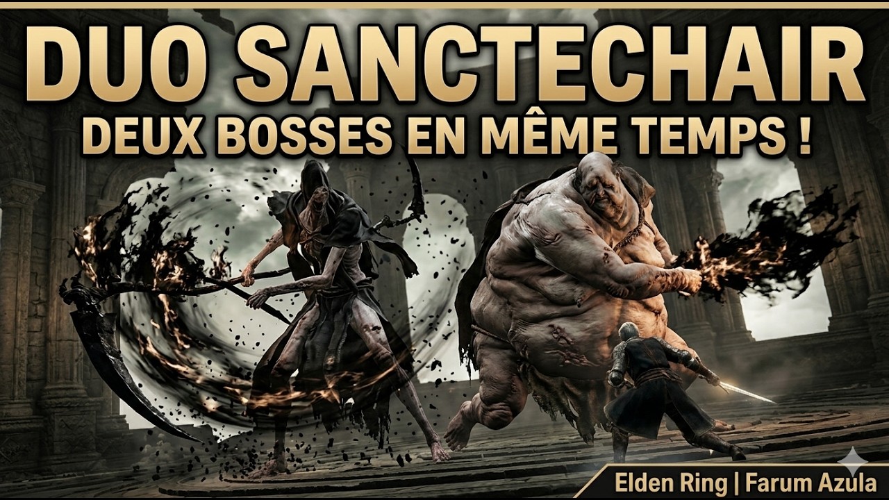 Comment battre les Duo sanctechaire(niveau 1 et sans ameliorer l arme)Elden ring
