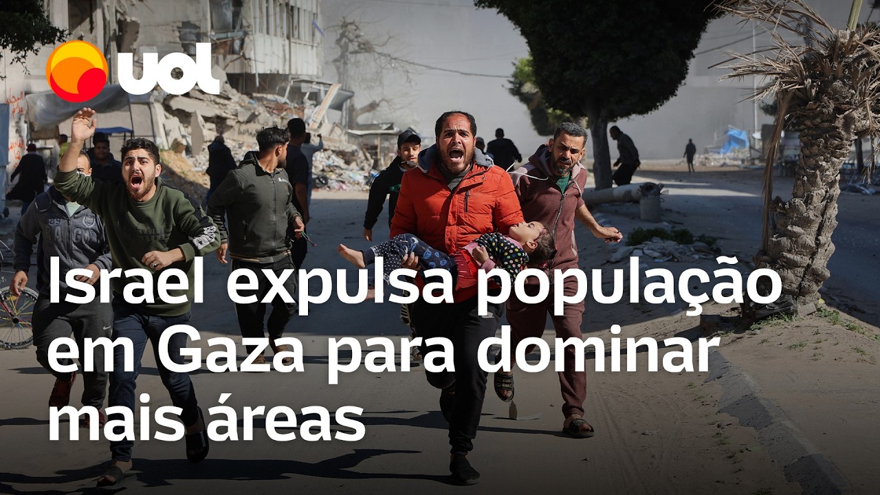 Exército de Israel expulsa palestinos em Gaza para dominar 'grandes áreas'