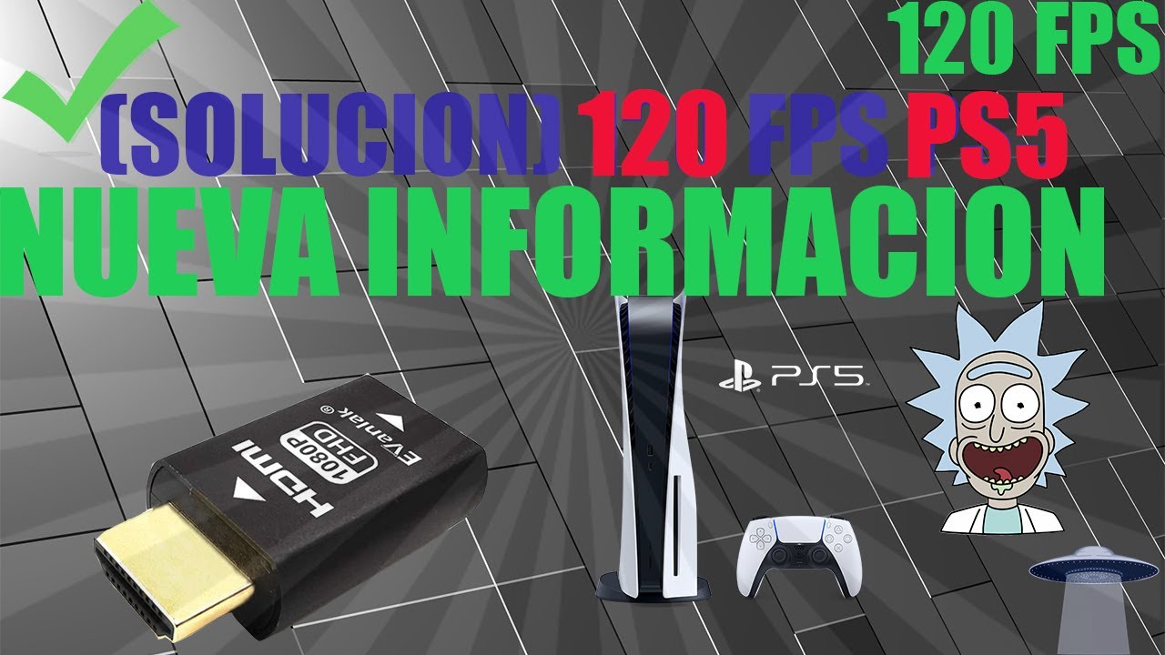 ACTUALIZADA SOLUCION 120 FPS EN PS5 CON MONITOR NO COMPATIBLE