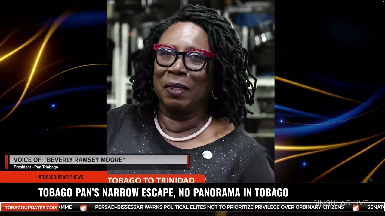 TOBAGO PAN’S NARROW ESCAPE, NO PANORAMA IN TOBAGO