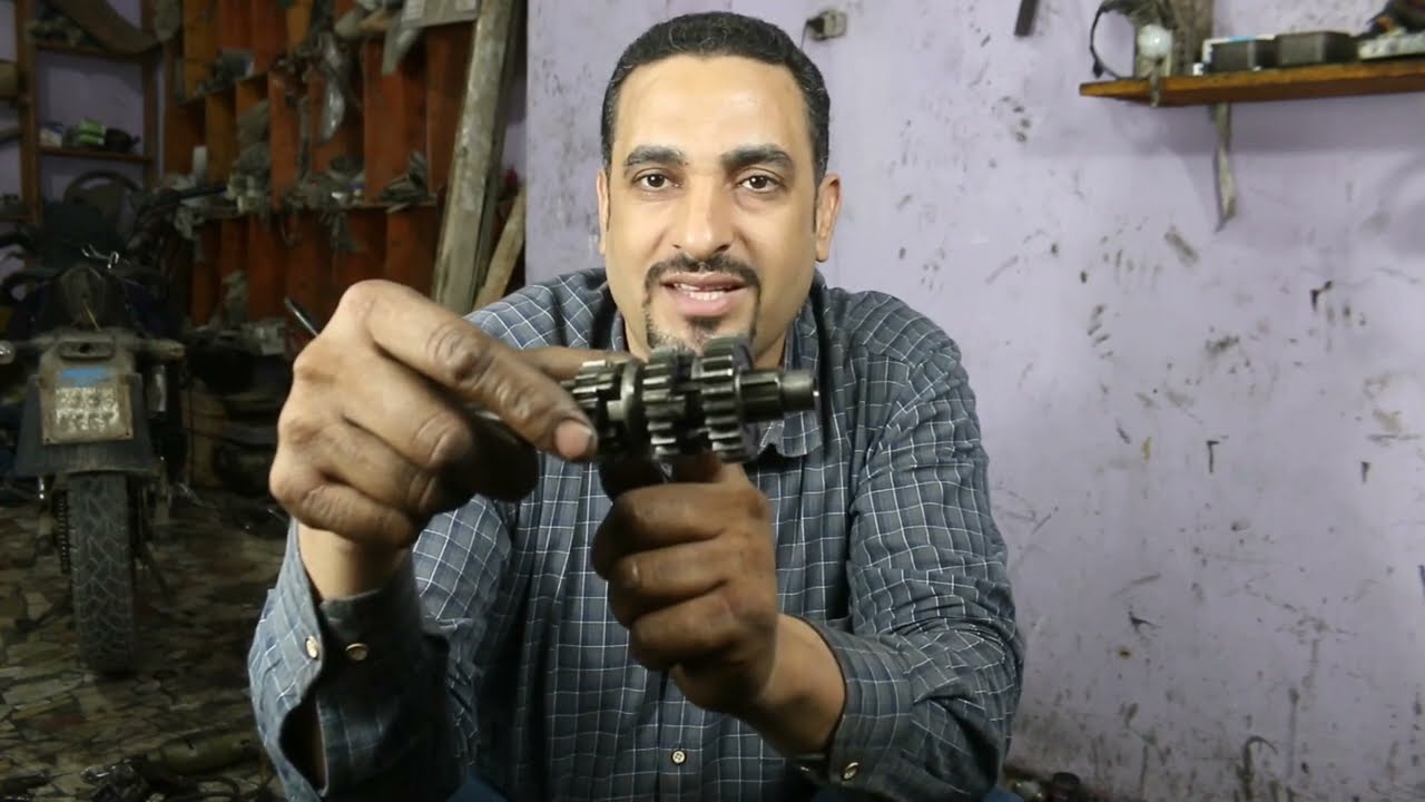 طريقه فصل الدبرياج وشرح كل تركيبة عامود الدسك لفتيس الموتوسيكل