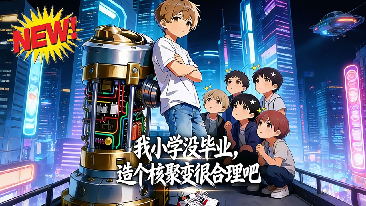 ⚡【新番速递】《我小学没毕业，造个核聚变很合理吧》离谱封神！8岁林凡竟是重生科学家，用家用实验室搞出核聚变，登《超级发明家》遭嘲讽，演示瞬间颠覆整个科学界！#玄幻 #重生 #逆袭 #爱看动漫