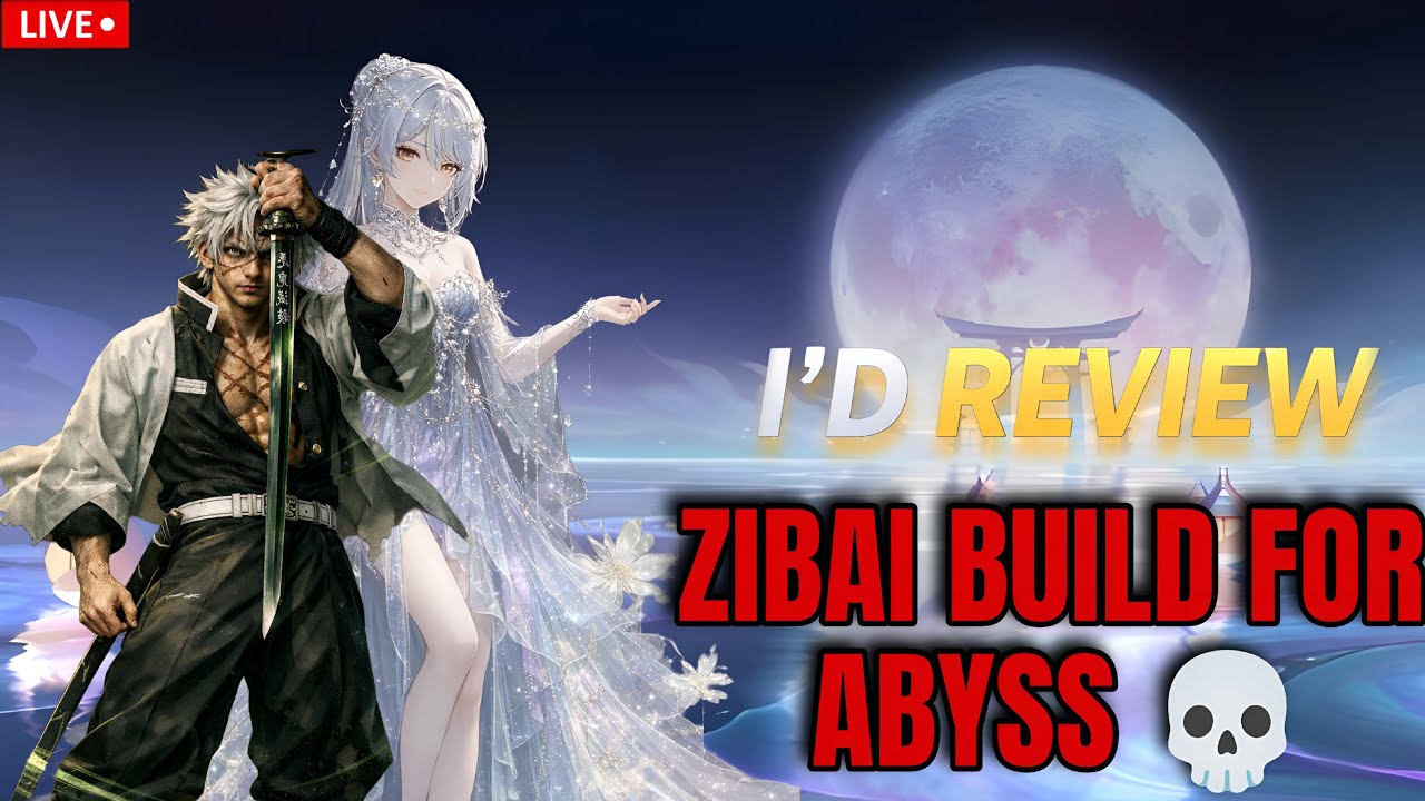 I’D REVIEW SESSION LIVE 🔥 | ZIBAI ABYSS TEST ☠️ | GENSHIN IMPACT
