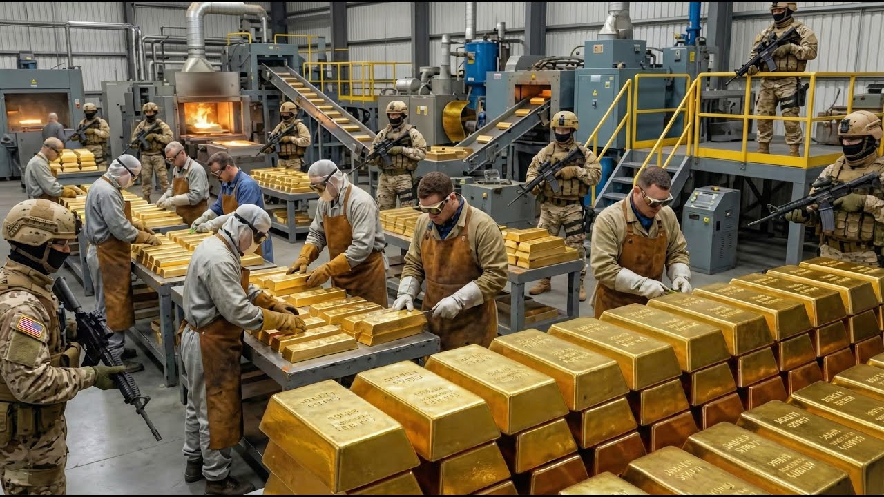 Inside a Gold Refinery How Raw Rock Becomes Pure 24K Gold