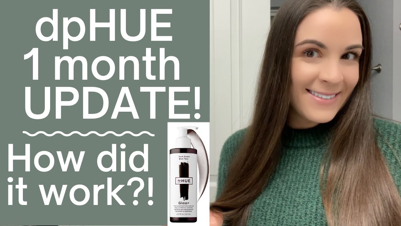 dpHUE Gloss+ | Обновление за 1 месяц! Насколько хорошо сработало? | Темно-каштановый цвет волос: ...