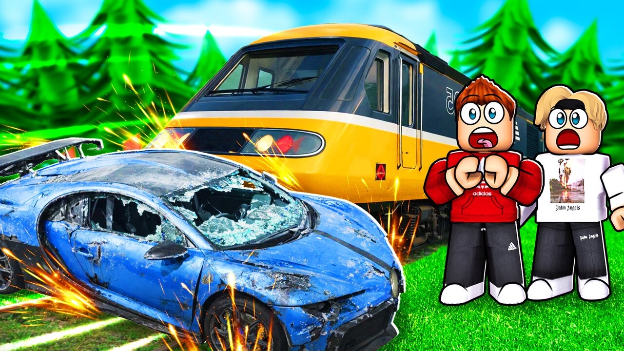 MEIN ZUG ZERSTÖRT JEDES AUTO in 1 SEKUNDE! (Roblox)