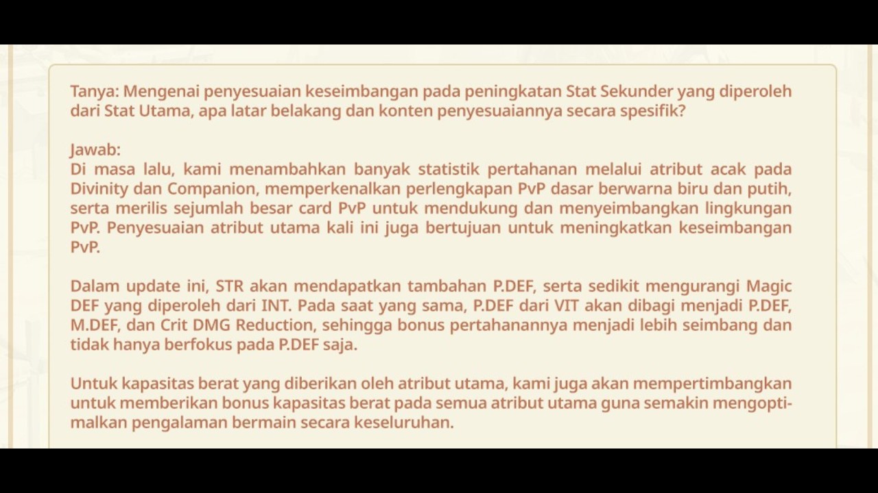 Ada updatan apa ni?