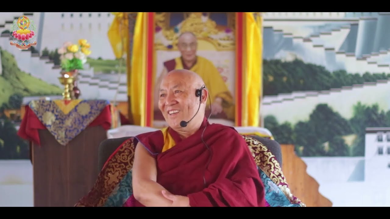 འཆམ་མཐུན་དང་བདེ་སྐྱིད་སྐོར། Talk about Harmony and happiness by Geshe Lharampa Lhagdor la