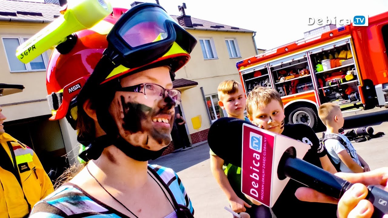 Szalony Dzień Dziecka ze Strażą Pożarną , Policją i WOT w Dębicy