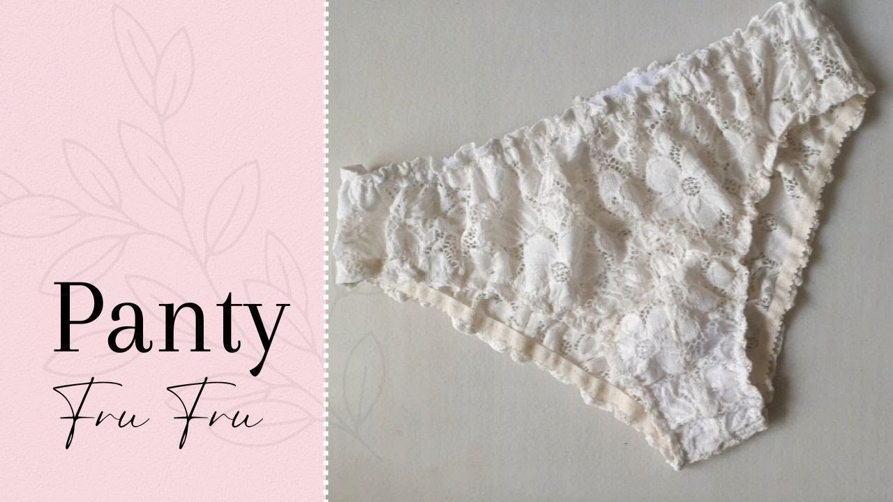 Panty de encaje o randa / Molde gratis para imprimir en tallas PDF