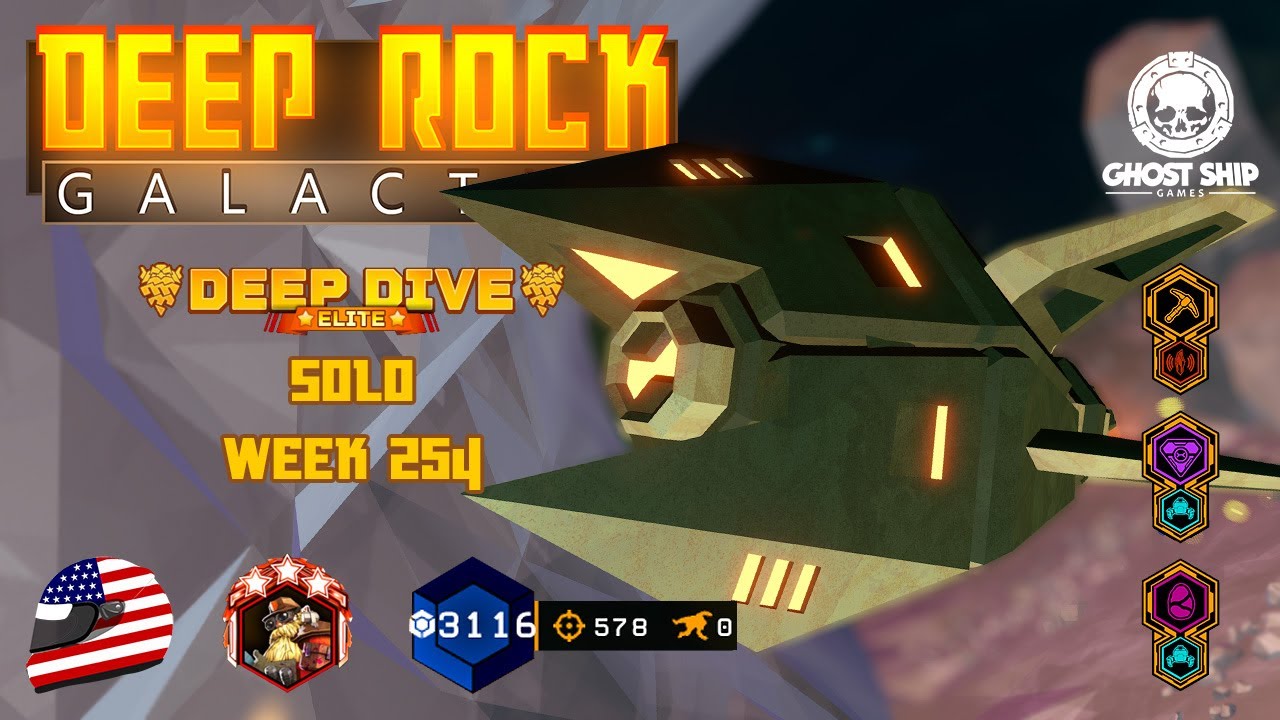 Deep Rock Galactic - Solo Engineer Elite Deep Dive [Week 254] (Big Path) Crystalline Caverns