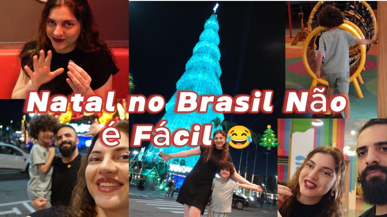 Gringa Síria Vai Ver Árvore de Natal no Brasil… e Olha o Que Aconteceu 😱🎄 | Barra Shopping