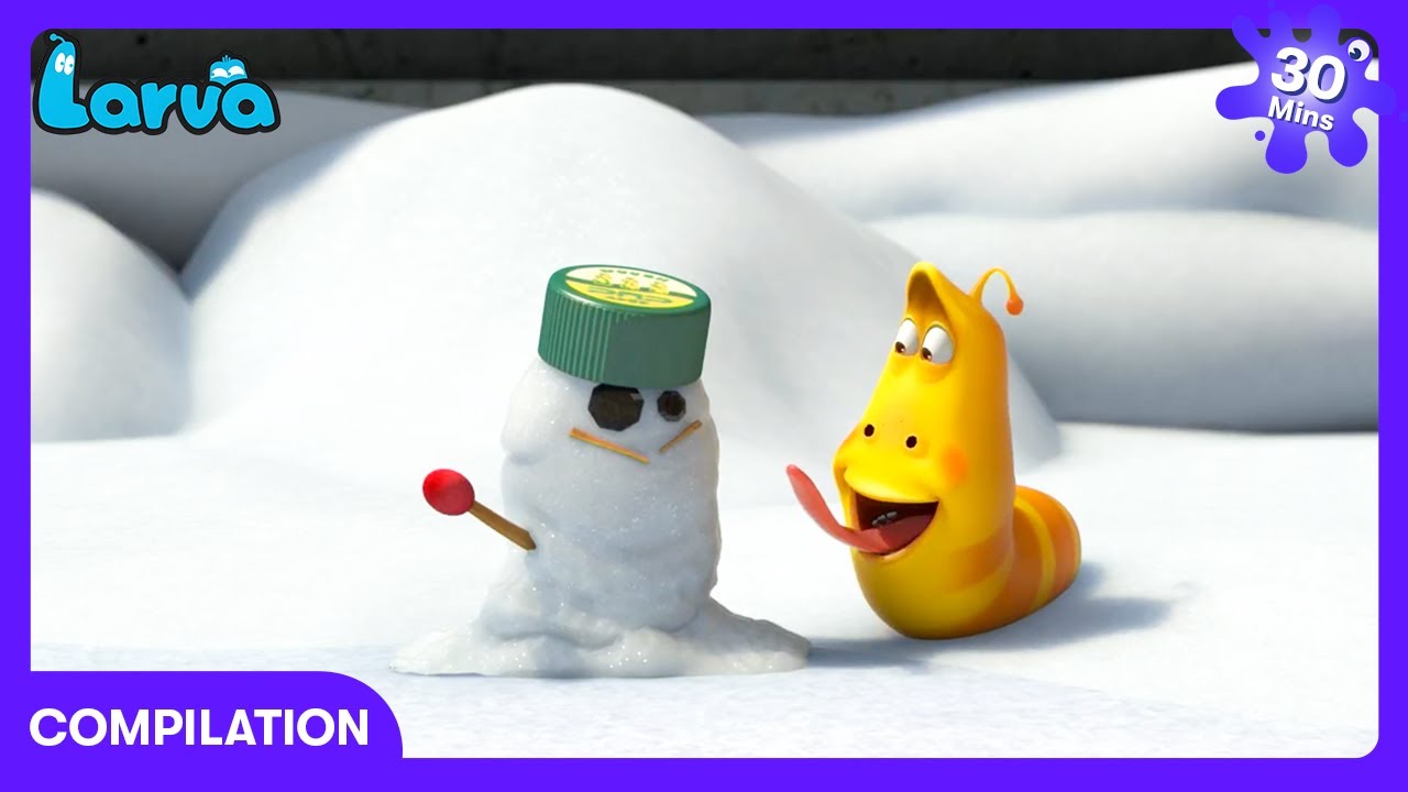 Larva - &iexcl;Guerra de nieve salvaje! | Dibujos Infantiles | WildBrain Garaje de Artilugios