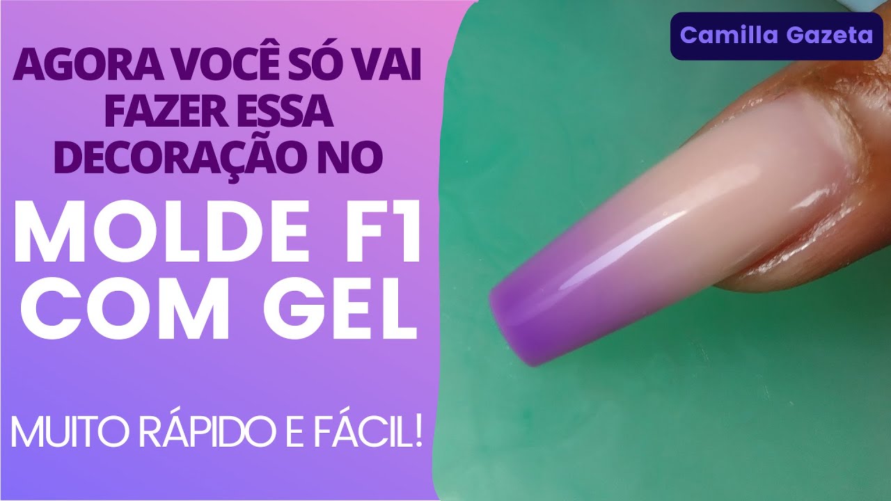 BABY COLOR NO MOLDE F1 COM GEL | ECONOMIZE MUITO TEMPO!