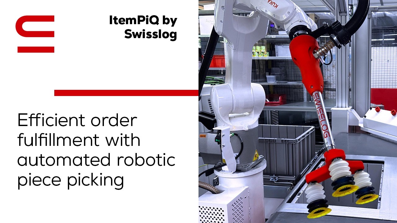 ItemPiQ by Swisslog: Efficient order fulfillment with automated robotic piece picking