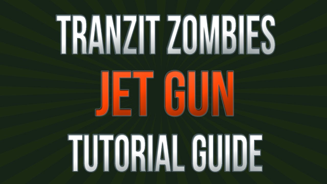 Black Ops 2 Zombies How To Build The Jet Gun | Chibbit