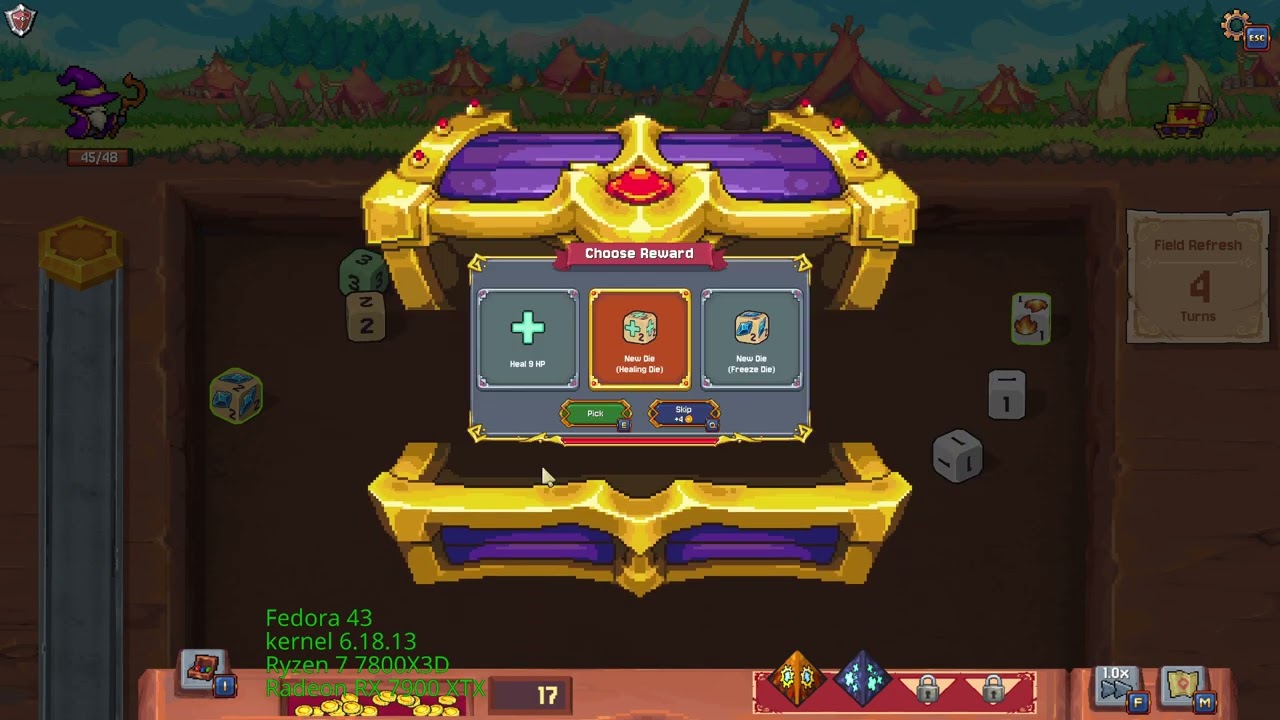 Rune Dice - Demo Game play #pcgaming #linuxgaming