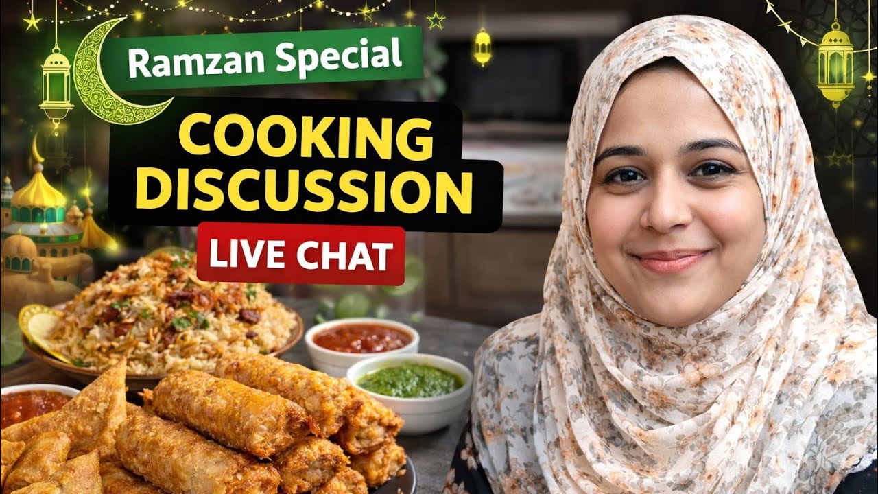 Ramzan Special Cooking Discussion Live Chat | Iftar Recipes Talk With Subscribers | Live Q&A