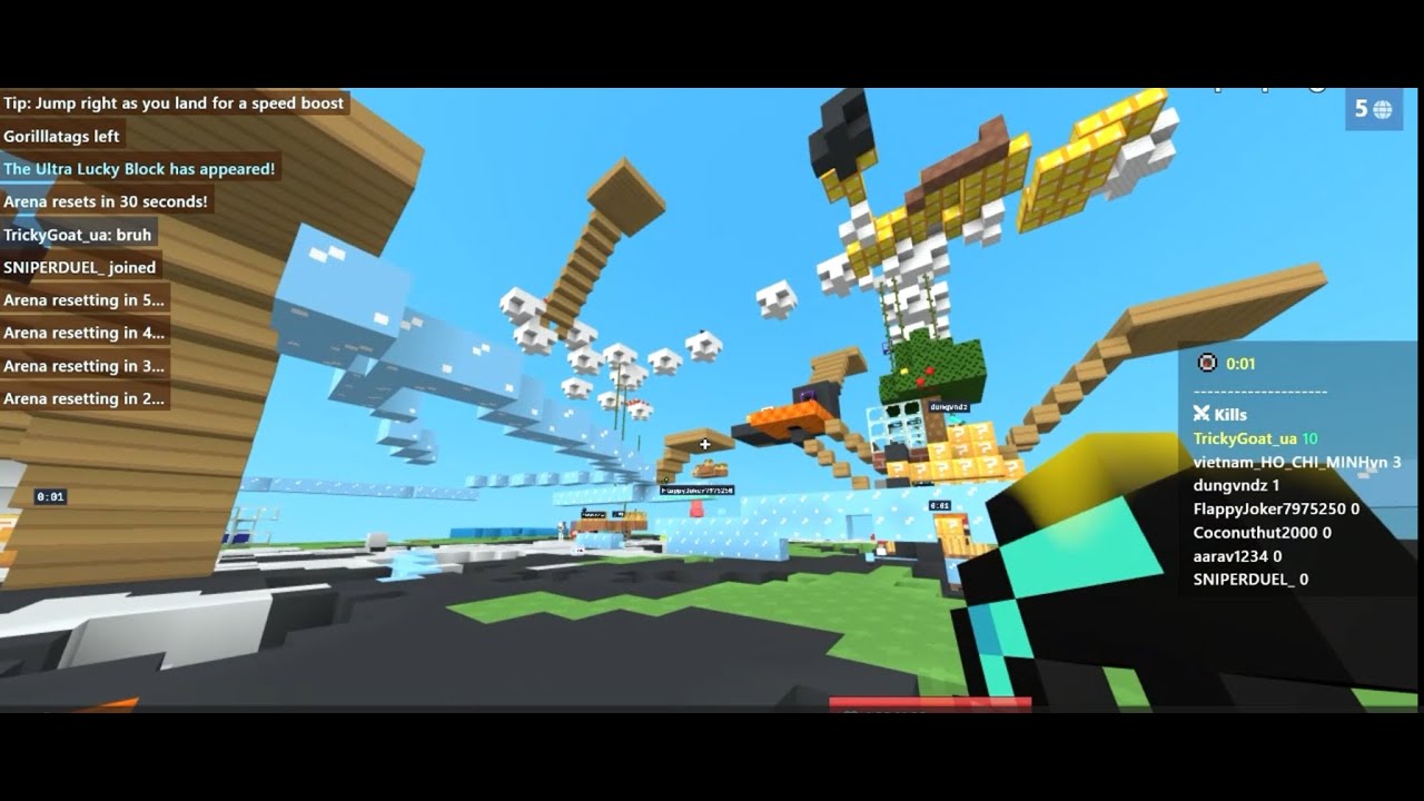 LuckyBlock Battleground gameplay with my subscriber