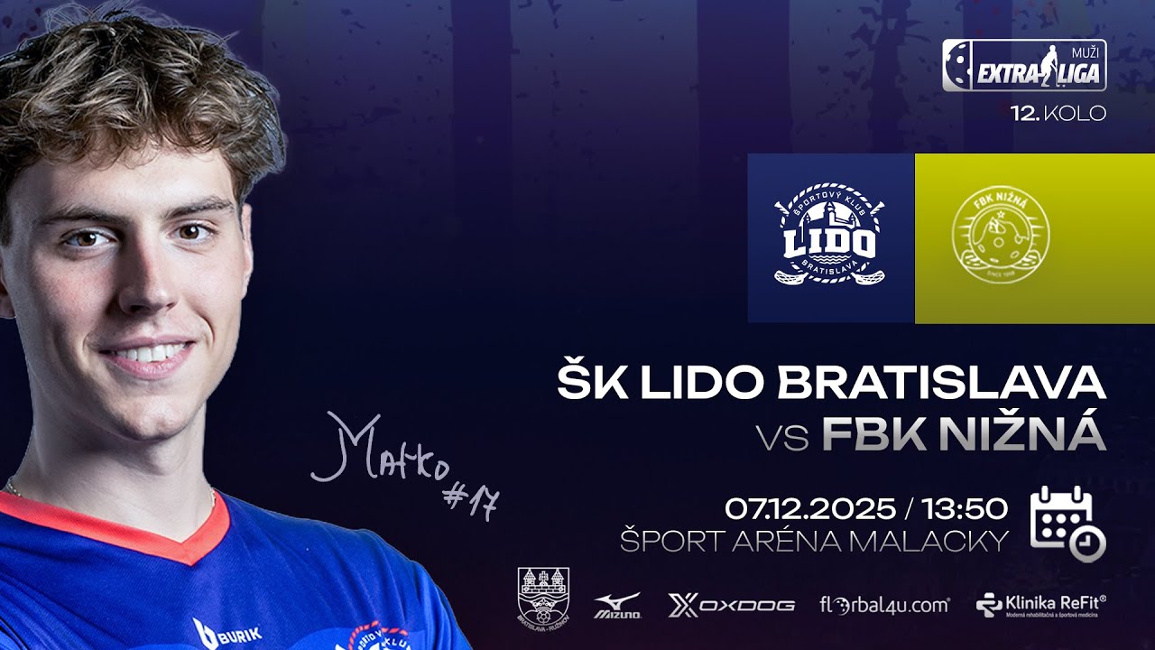 MEX 12.KOLO | ŠK Lido Prírodovedec Bratislava vs FBK Nižná