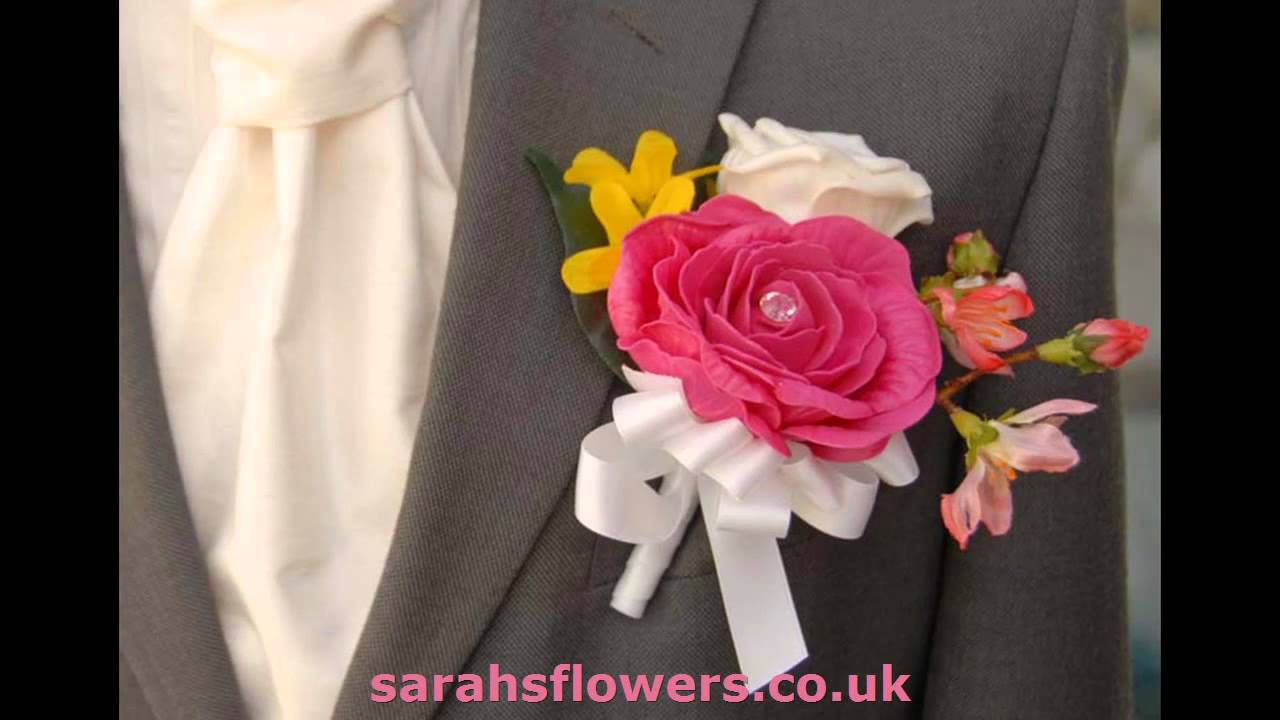 For The Best Hand Made Wedding Flower Buttonholes Choose sarahflowers.co.uk