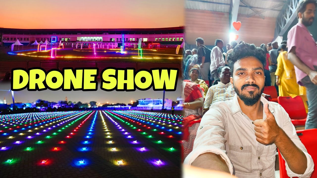 DRONE SHOW // HYDERABAD // ODIA VLOG 😇 // JAJPUR TOKA 