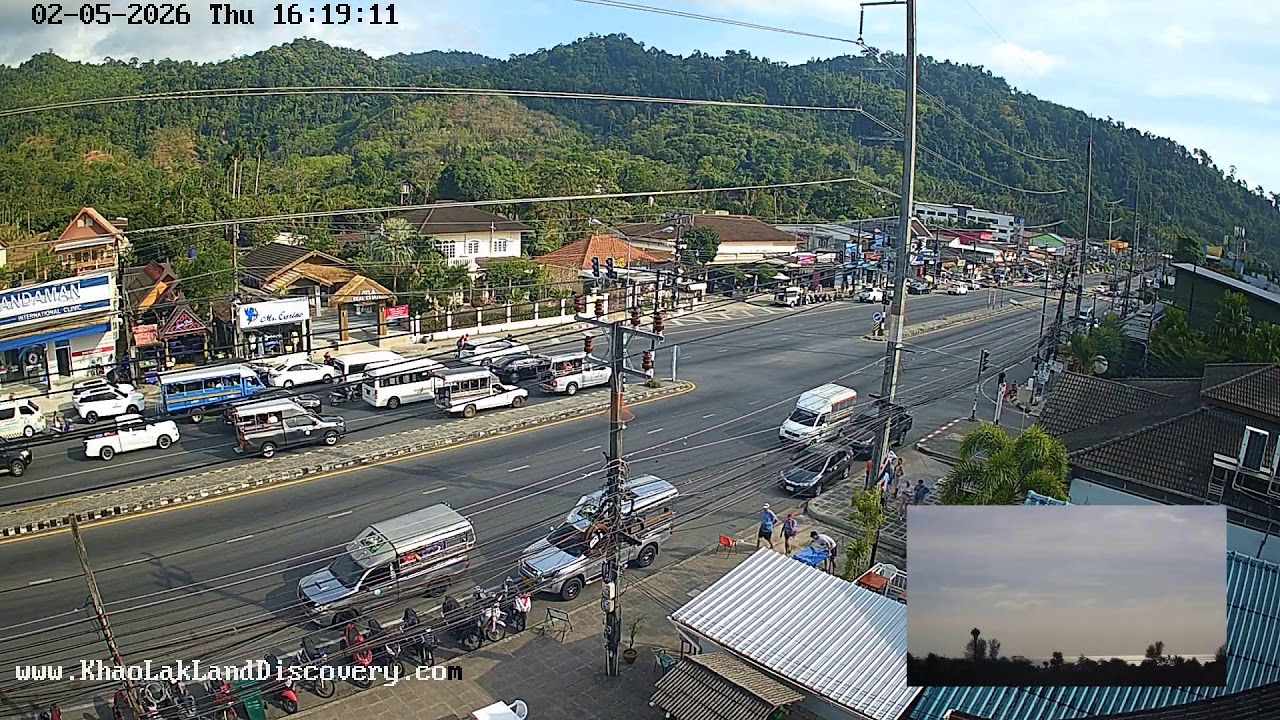 🔴 Khao Lak Webcam - Phang Nga, Thailand 🇹🇭 05-Feb-2026 08:21