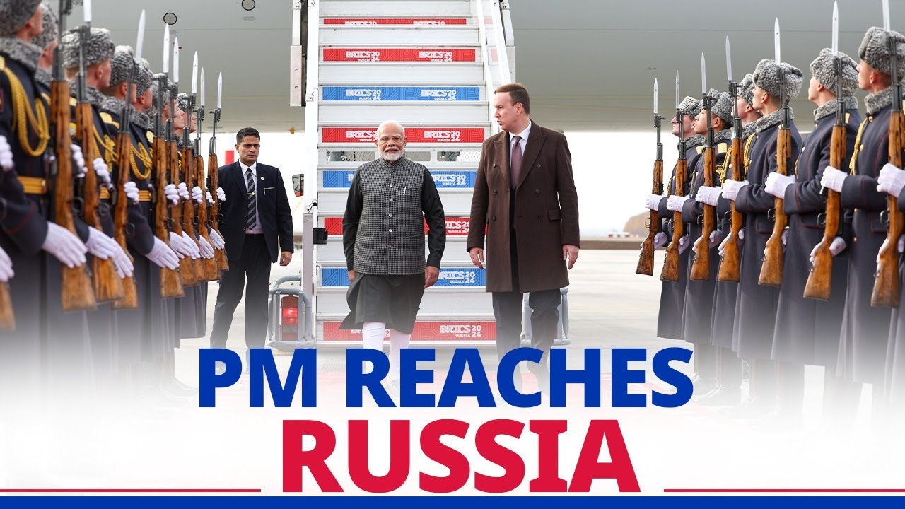 LIVE: PM Modi arrives in Kazan, Russia