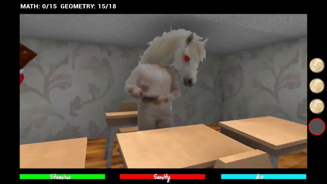 Haika's Crazy Schoolhouse 0.0.3a pre1b [GEOMETRY/WIP] {18/33} - AEwVS Fangame - Baldi's Basics