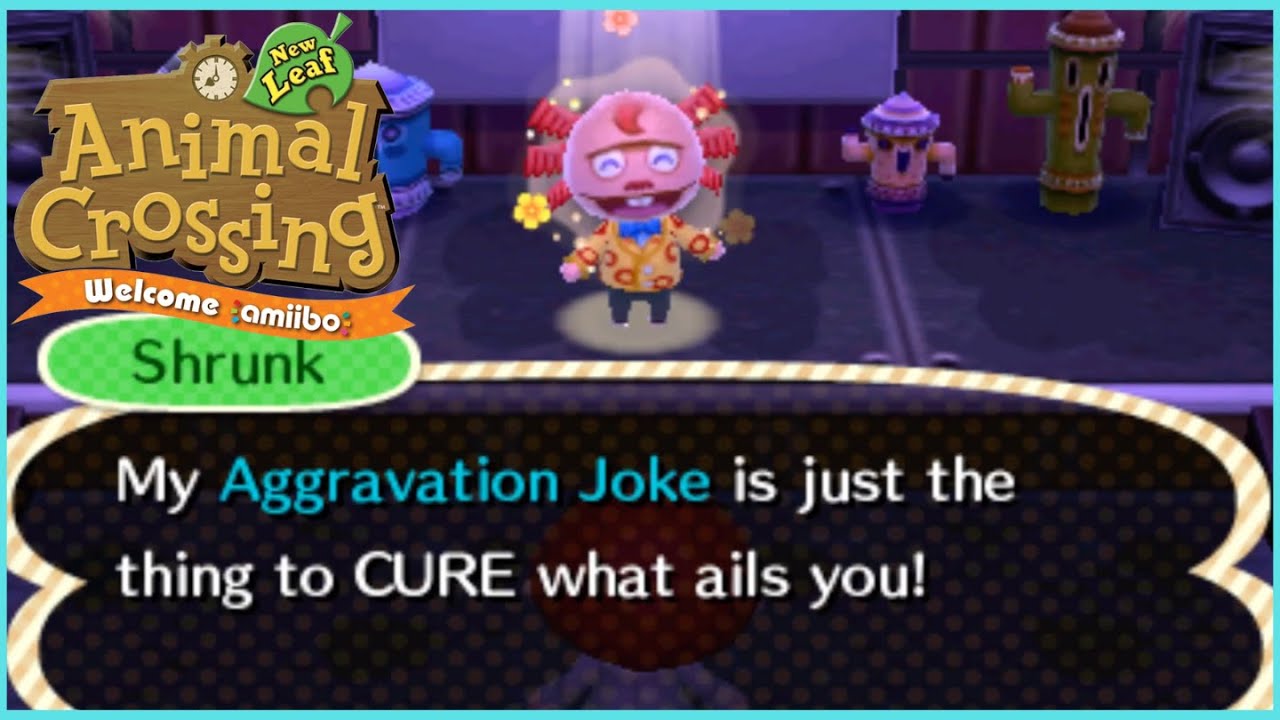 Learning Aggravation from Dr. Shrunk (Animal Crossing: New Leaf)
