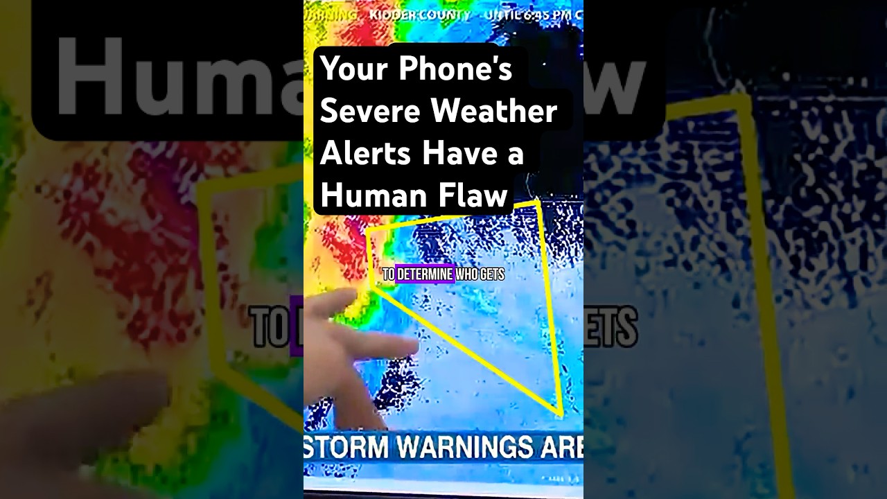 Your Phone's Severe Weather Alerts Have a Human Flaw