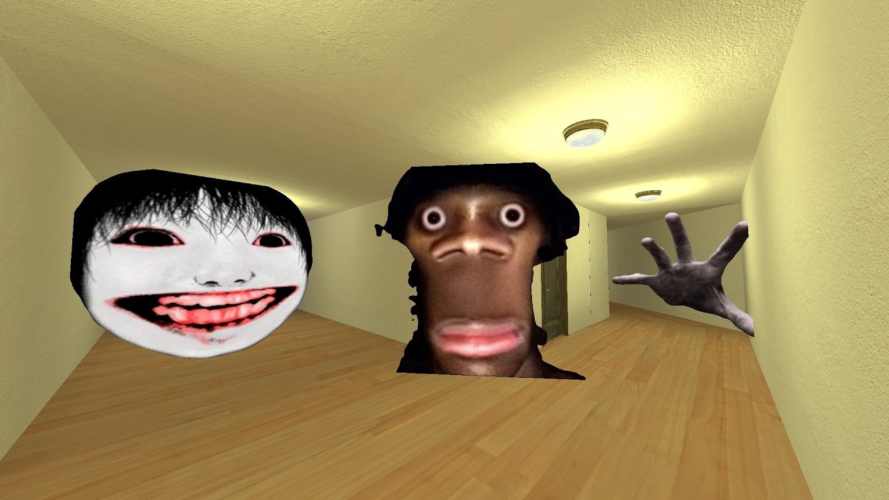 MY NAME IS AUUGHH YOSHIE AND HAND 1 IN LIMINAL HOTEL GMOD #Gmod_Rakib #Nextbots