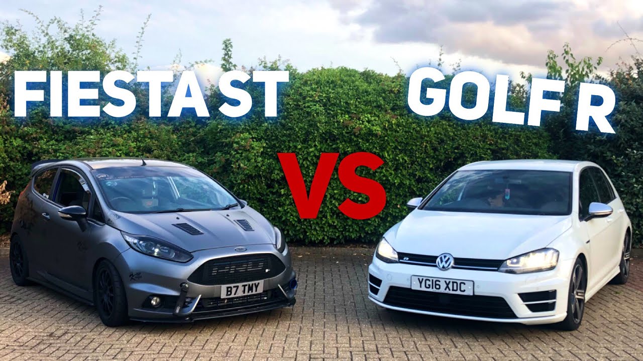 350BHP STAGE 1 MK7 GOLF R VS 320BHP STAGE 3 FIESTA ST