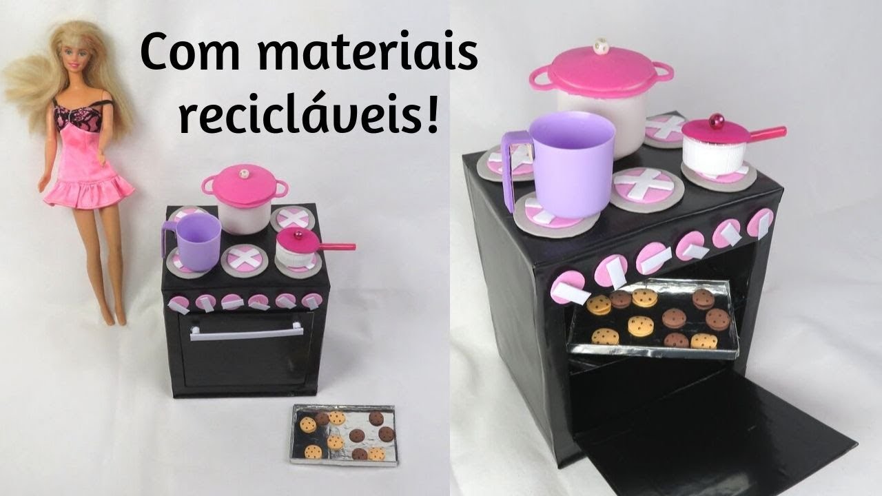 Como fazer panelas, forma e cookies para Barbie (sem gastar quase nada) | Pricity