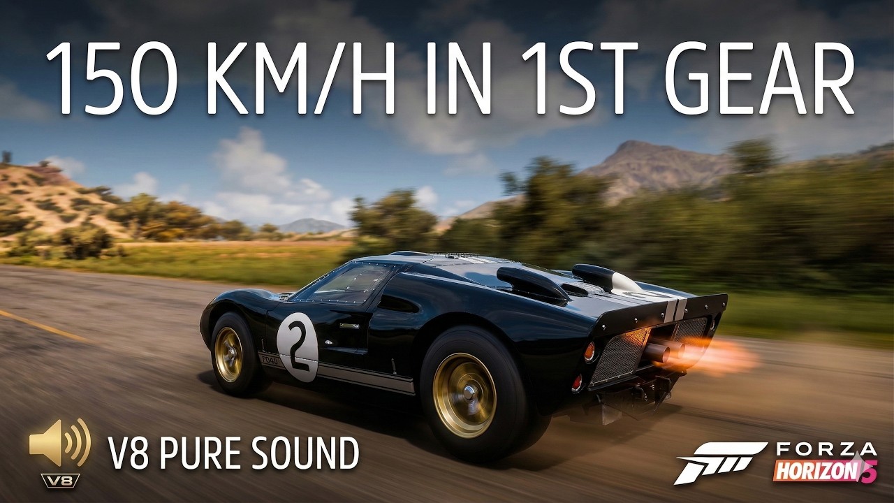 150 KM/H in 1ST GEAR?! 🤯 Ford GT40 Pure Sound & Top Speed | Forza Horizon 5