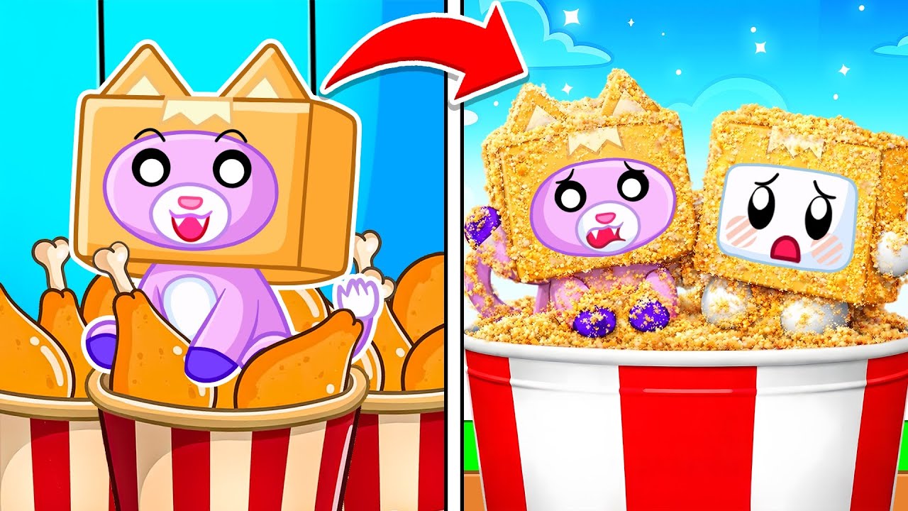 WE GOT DEEP FRIED! (Foxy & Boxy TURN INTO FOOD In ROBLOX!)