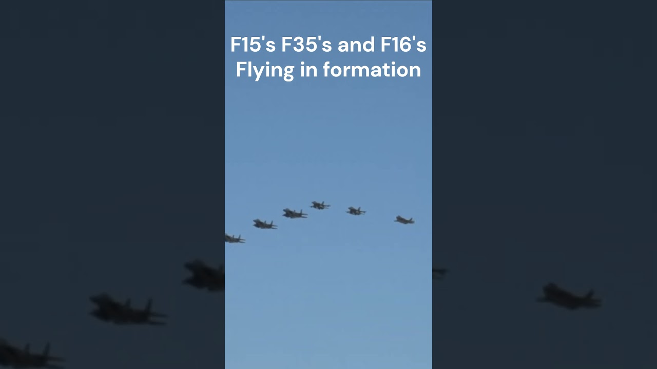 F15's F35's and F16's #aviation