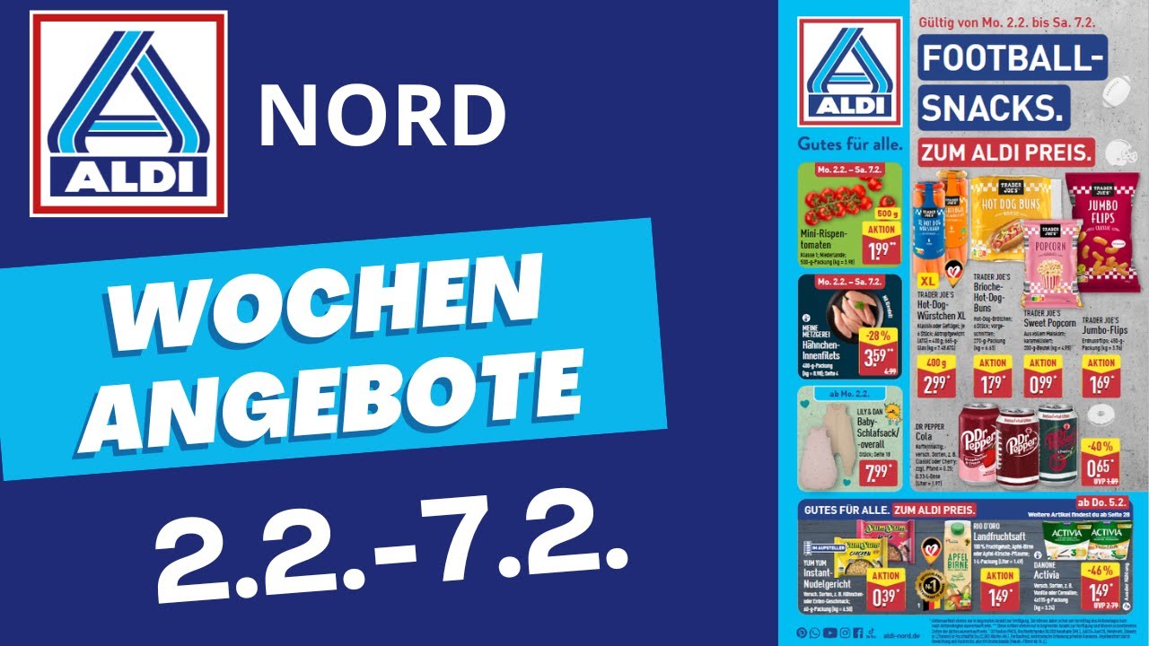 ALDI NORD Prospekt aktuell. Angebote gültig ab Montag 2.2.2026 #aldi #prospekt