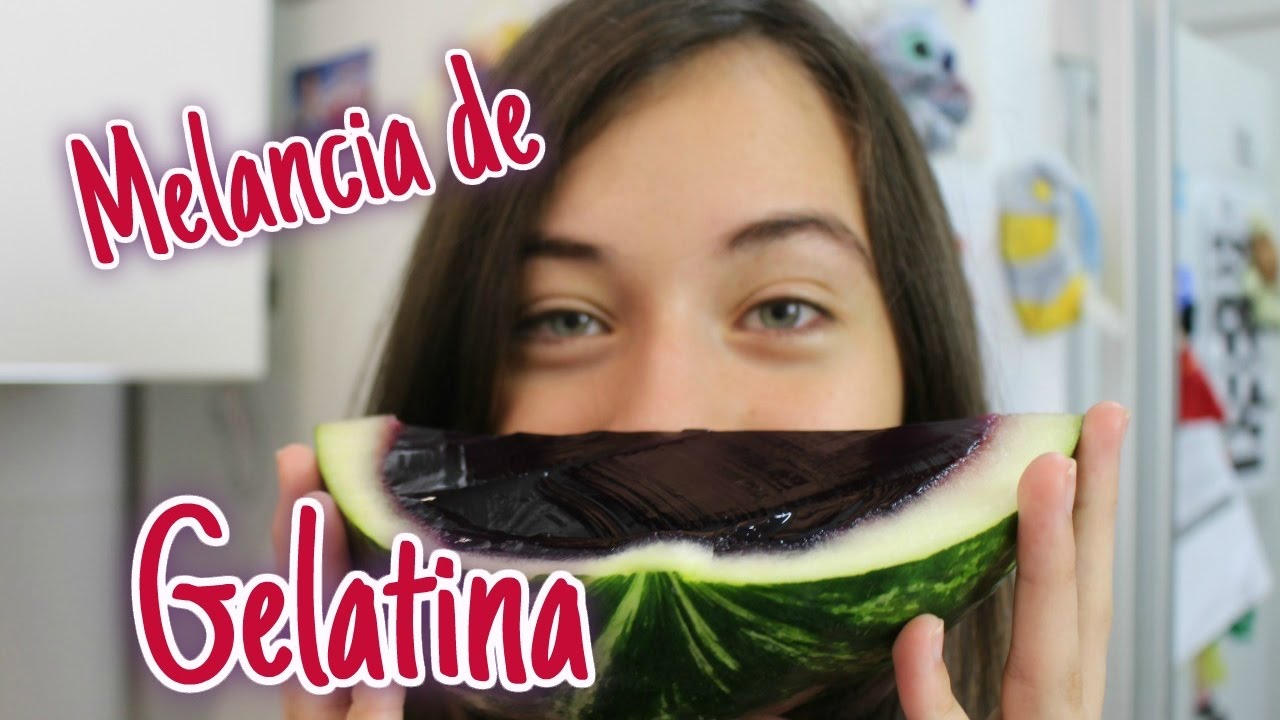 DIY Melancia e Laranja de Gelatina - Carol Santina