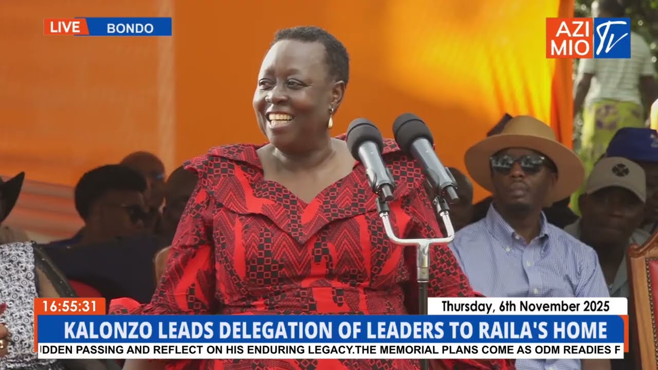 “You are not alone, Azimio is still alive.” Ruth Odinga Strong message to Kalonzo in Bondo