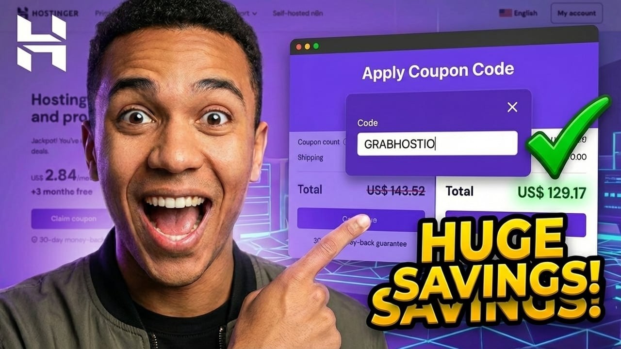 Hostinger Coupon Code 💸 Get the BEST Hostinger Coupon Code