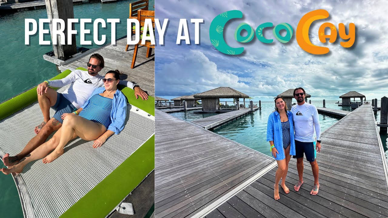 Our Perfect Day At Coco Cay! Over Water Cabana, Chops Grille Dinner & Aqua80Too High Dive Show!