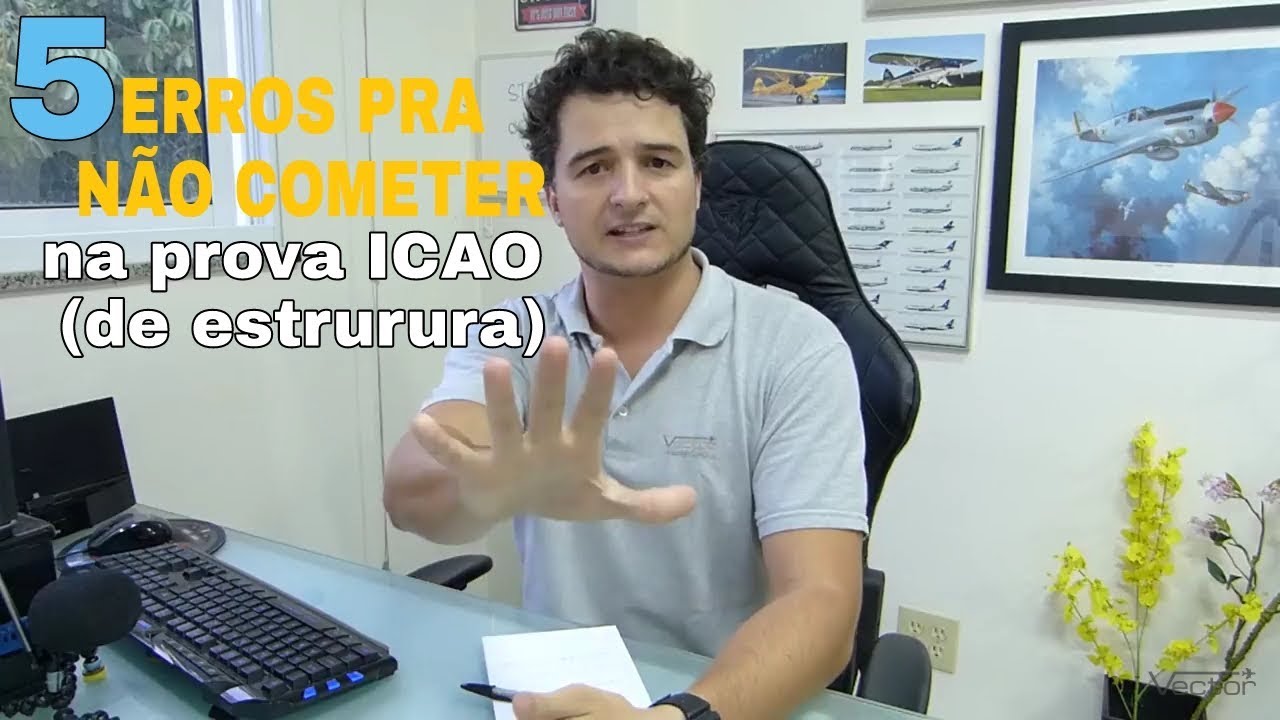 5 ERROS gramaticais comuns PROVA ICAO