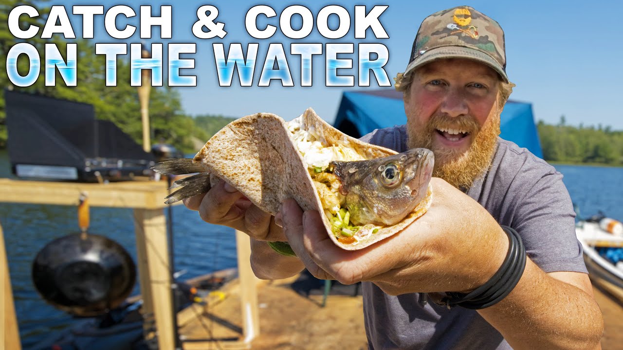 Catch'n Cook Fish Tacos - Day 2 of 7 Day WaterWorld Survival Challenge