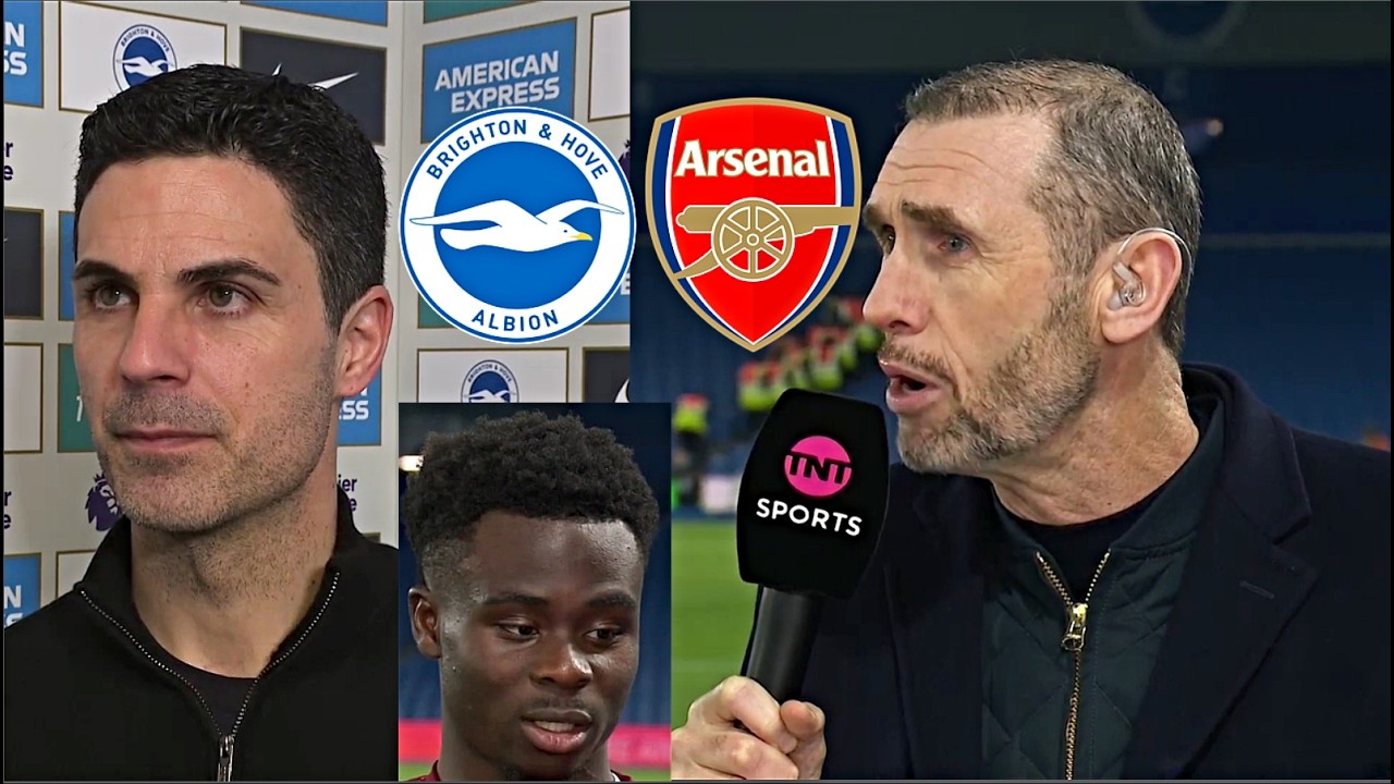 Brighton vs Arsenal 0-1 Arteta Accepts Man City’s Gift 🎁 7 Points Clear! Saka Interview & Analysis