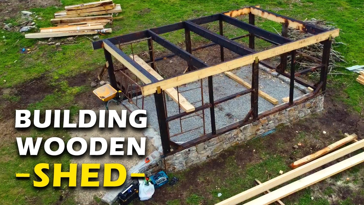 50 DAYS in 1 HOUR | Man Builds Incredible Off Grid Shed | Start to Finish