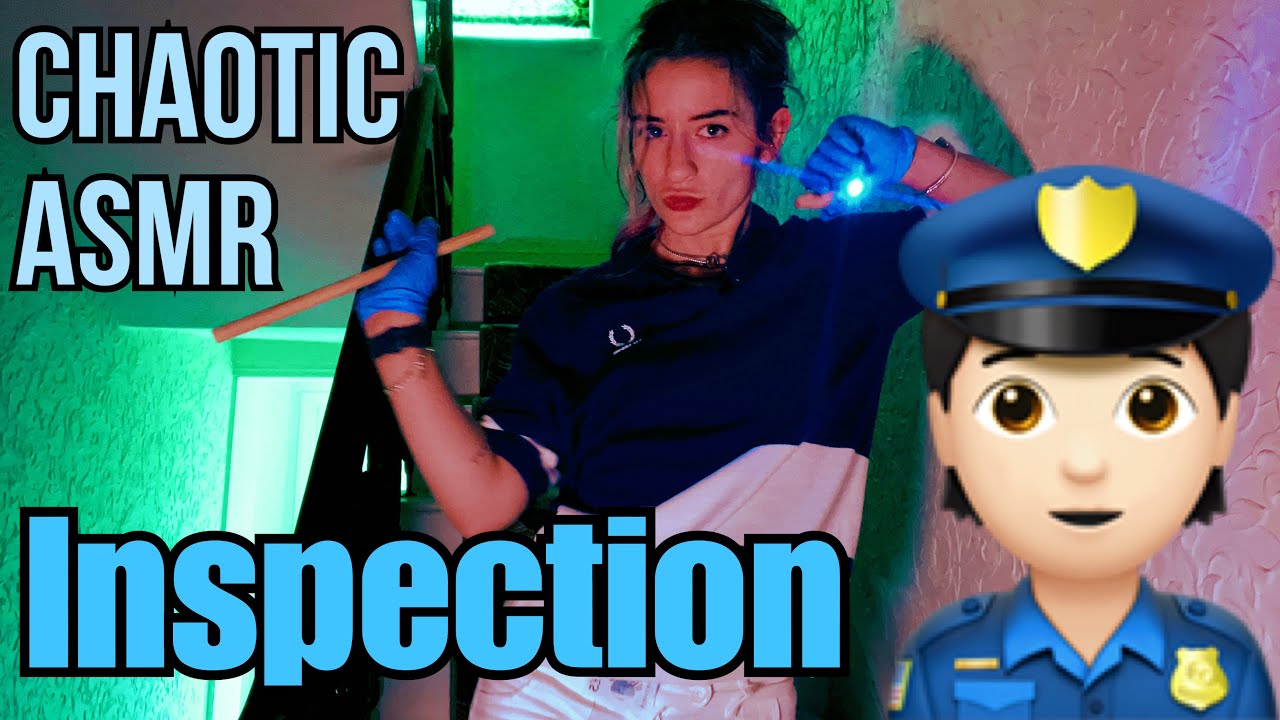 [ASMR] ✈️ fast airport PAT-DOWN & INSPECTION - very chaotic, very unpredictable 🔦🧤