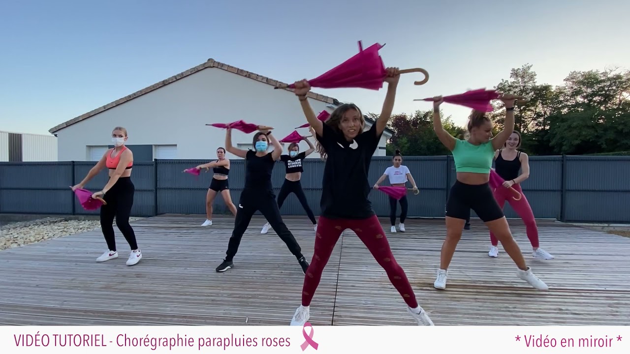 Octobre rose 2021 - Tutoriel danse avec les parapluies